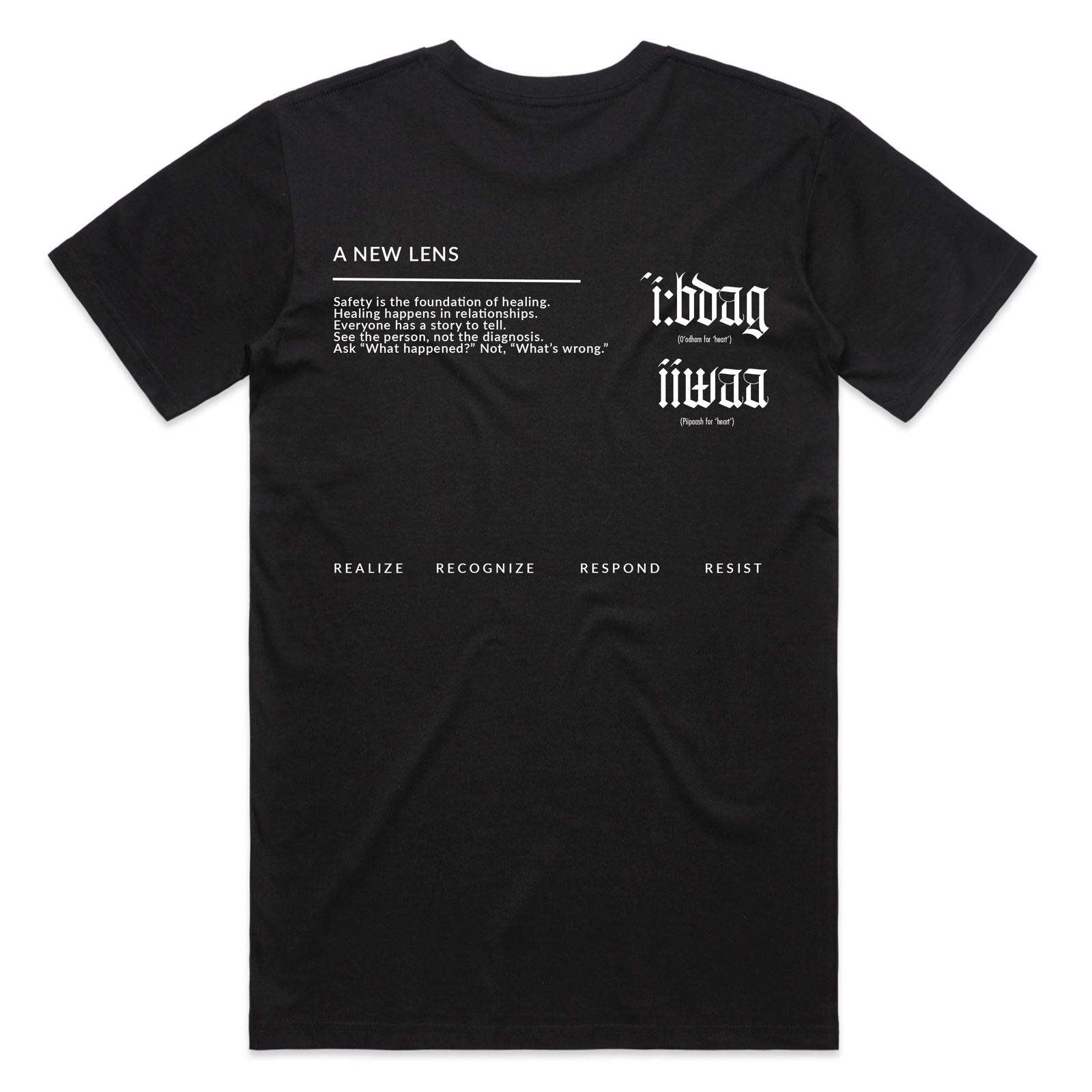 The shipped shirt back, a new lens and the principles